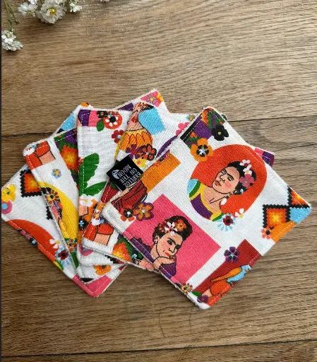 Lingettes lavables - Frida Kahlo